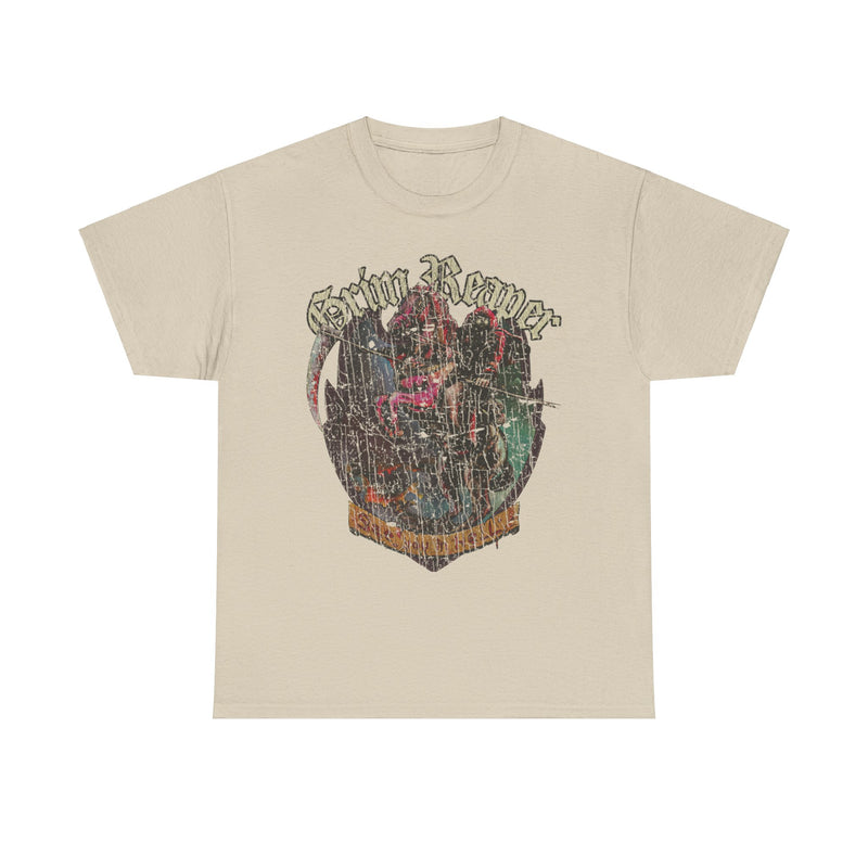 Load image into Gallery viewer, See You in Hell 1983 British Metal Rock Band Grim Reaper T-shirt
