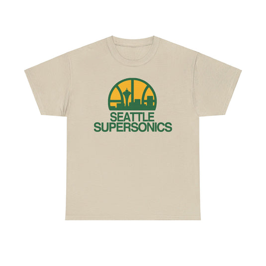 Seattle Supersonics Nostalgic Retro Basketball T-shirt