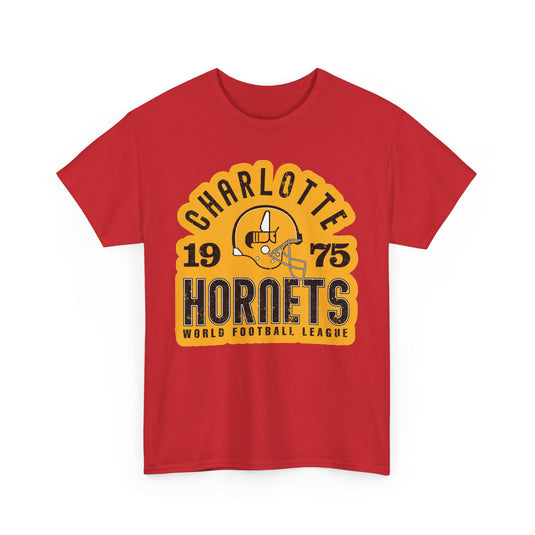 Charlotte Hornets North Carolina World Football League '74-75 T-shirt