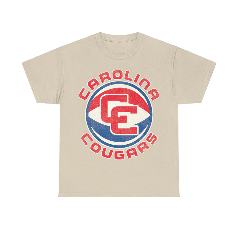 Load image into Gallery viewer, Carolina Cougars CC Logo Basketball Nostalgic Retro T-shirt
