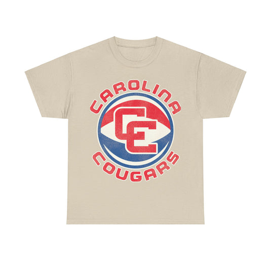 Carolina Cougars CC Logo Basketball Nostalgic Retro T-shirt