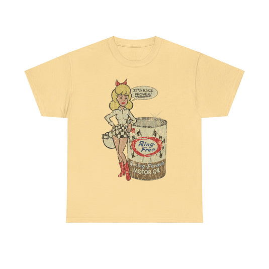 Ring Free Oil Race Proven 1923 Automobile T-shirt