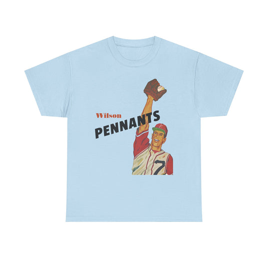 Wilson Pennants Baseball 1973 North Carolina T-shirt