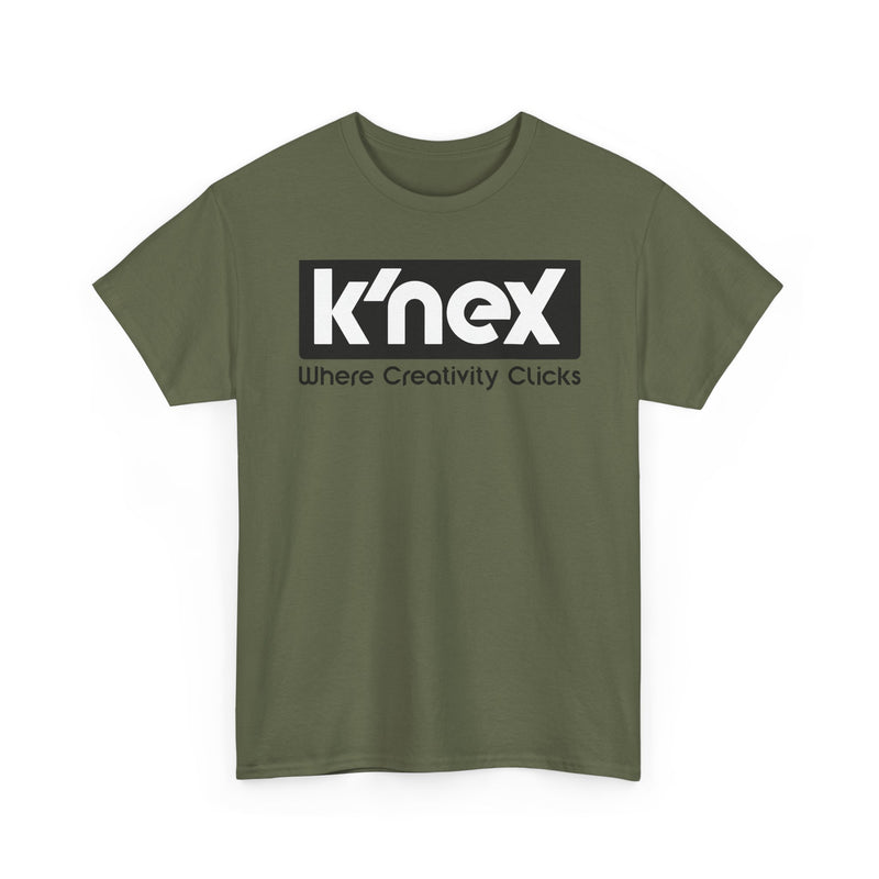 Load image into Gallery viewer, K&#39;NEX Defunct Building Toys T-Shirt Where Creativity Clicks Construction Set Tee
