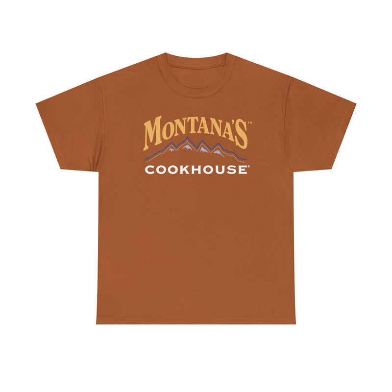 Load image into Gallery viewer, Montana's Cookhouse T-Shirt - Restaurant Industry Defunct Logo Tee
