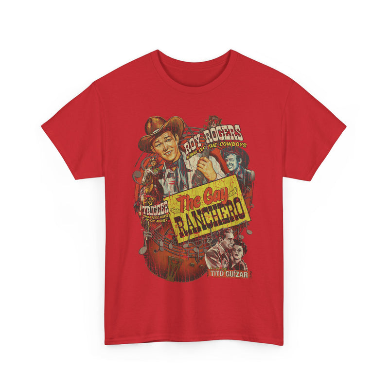 Load image into Gallery viewer, The Gay Ranchero 1948 King of the Cowboys Western Action Movie T-shirt
