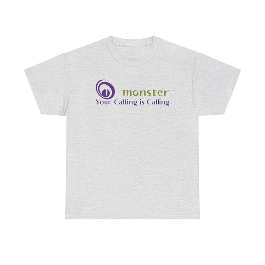 Monster Worldwide T-Shirt - Job Search Employment Industry Logo Tee