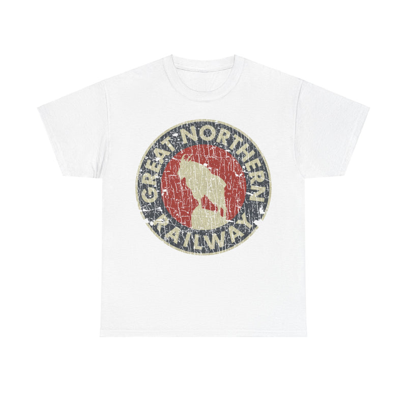 Load image into Gallery viewer, Great Northern Railway 1889 Railroad Distressed Print T-shirt
