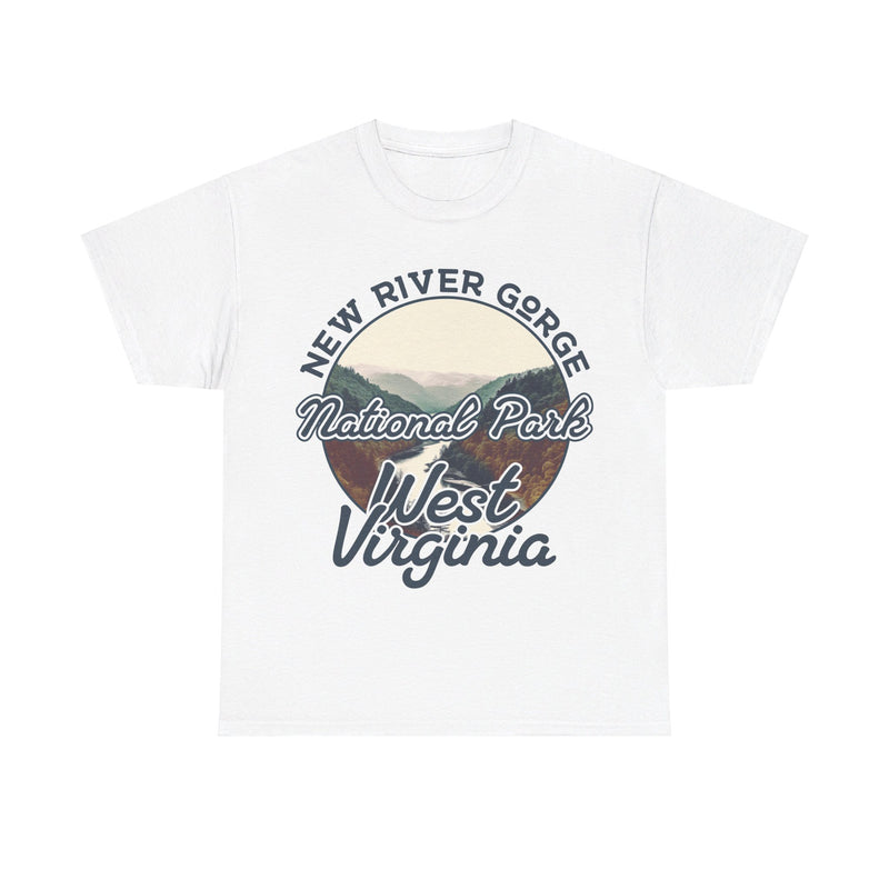 Load image into Gallery viewer, New River Gorge National Park West Virginia Poster Print T-shirt
