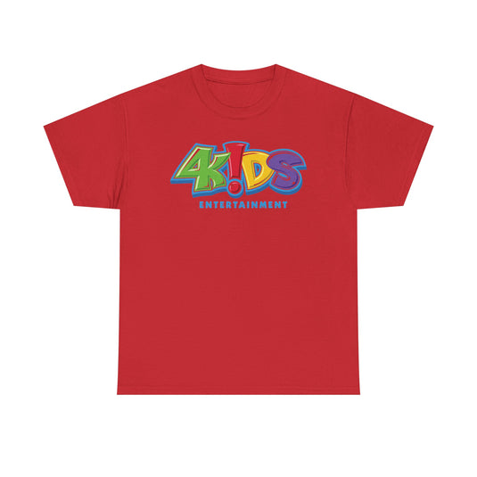 4Kids Entertainment Colorful Logo Retro Kids TV T-Shirt
