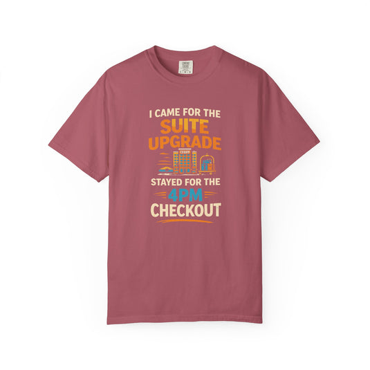 Suite Upgrade Late Checkout Credit Card Points Miles T-shirt