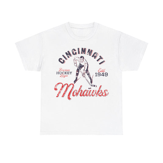 Cincinnati Mohawks Est 1949 Ohio Hockey Team T-shirt