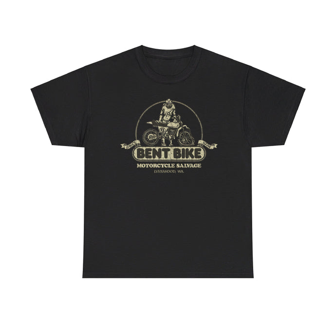 Bent Bike Washington Motorcycle Salvage Store T-shirt