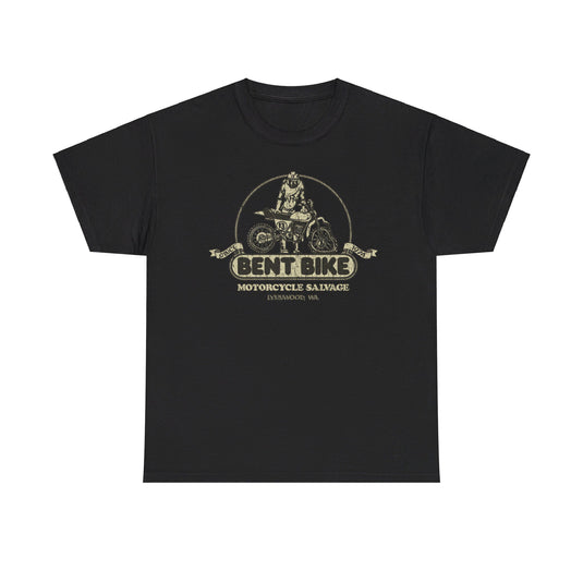 Bent Bike Washington Motorcycle Salvage Store T-shirt