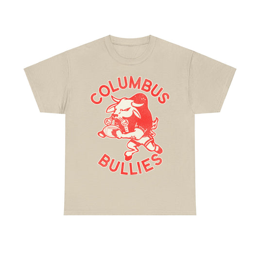 Columbus Bullies Retro Nostalgic Football T-shirt