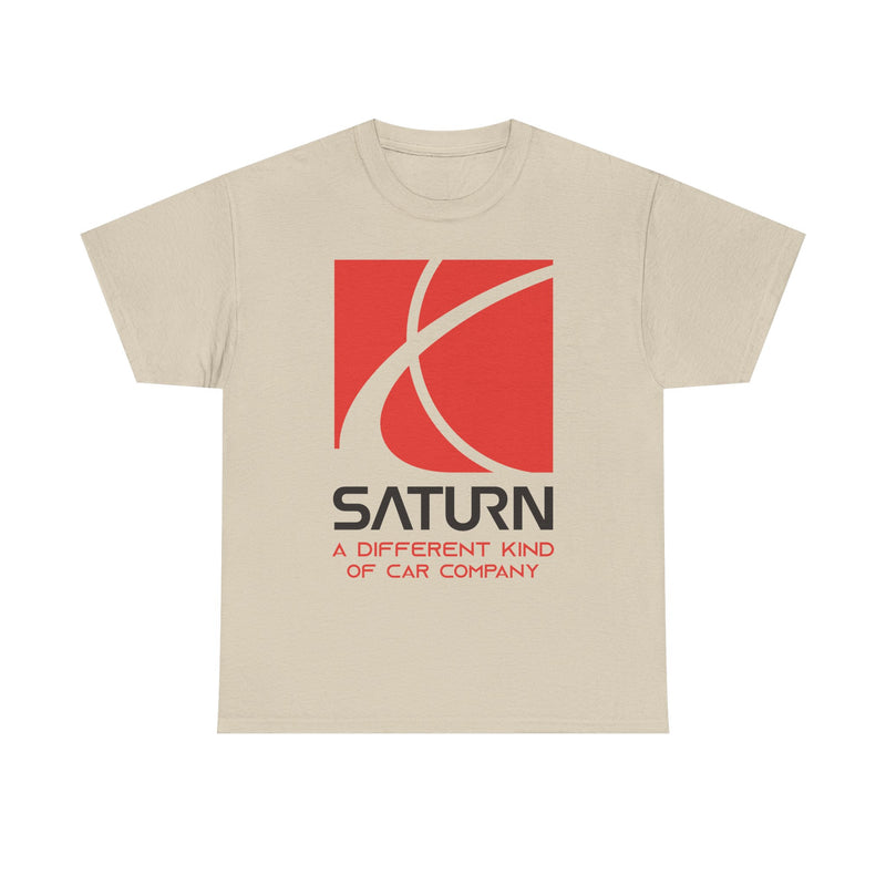 Load image into Gallery viewer, Saturn A Different Kind of Car Company Red S Logo T-shirt

