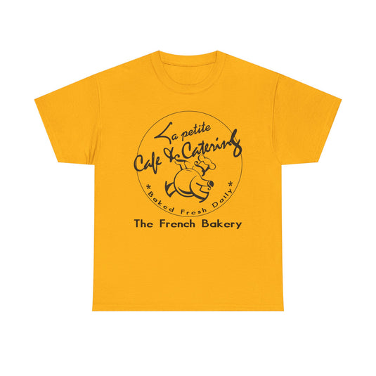 La Petite Cafe & Catering French Bakery Vintage Logo Classic Food T-Shirt