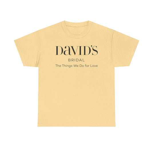 David's Bridal T-Shirt - Bankrupt Wedding Store Logo Tee - Bridal Chain