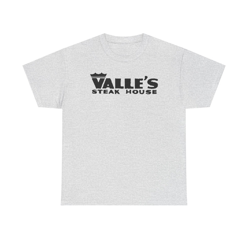 Load image into Gallery viewer, Valle's Steak House T-Shirt - Steakhouse Industry Defunct Logo Tee

