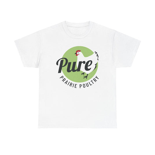 Pure Prairie Poultry T-Shirt Defunct Chicken Farm Bankrupt Company Logo Tee