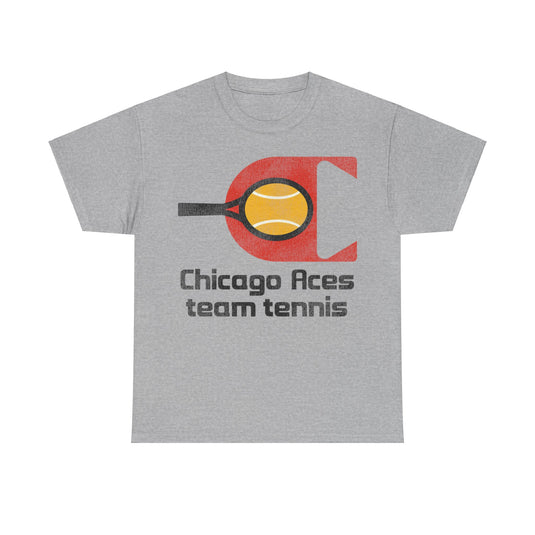 Chicago Aces Logo Team Tennis Retro Nostalgic T-shirt