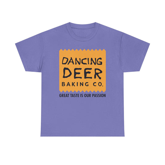 Dancing Deer Baking T-Shirt - Closed Bakery Company Logo Tee - Boston