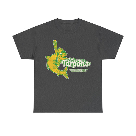 Fort Lauderdale Tarpons Nostalgic Retro Baseball Team T-shirt