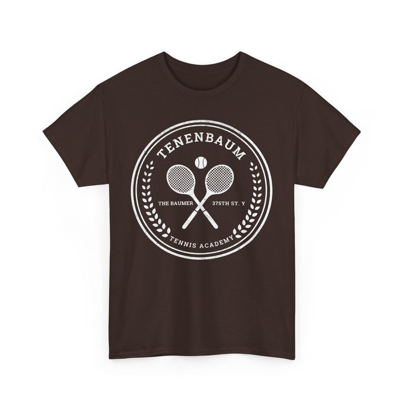 Load image into Gallery viewer, Tenenbaum Tennis Academy - The Tenenbaums Comedy Movie 2001 Racket Logo T-shirt
