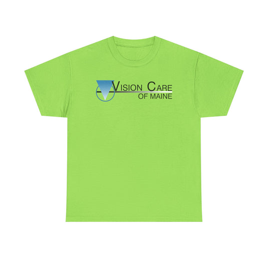 Vision Care of Maine T-Shirt Defunct Optometry Bankrupt Company Logo Tee