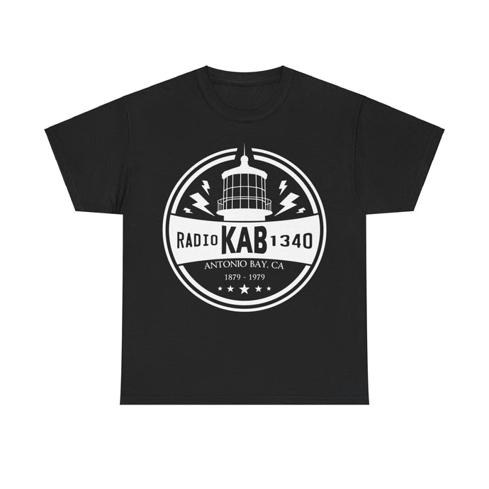 KAB Radio Station Antonio Bay 1340 Distressed Print T-shirt