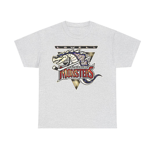 Lowell Lock Monsters Massachusetts Hockey Team T-shirt