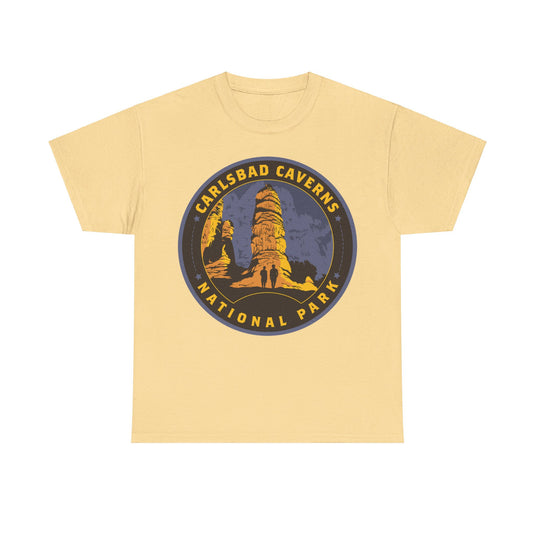 Carlsbad Caverns National Park New Mexico Round Logo T-shirt