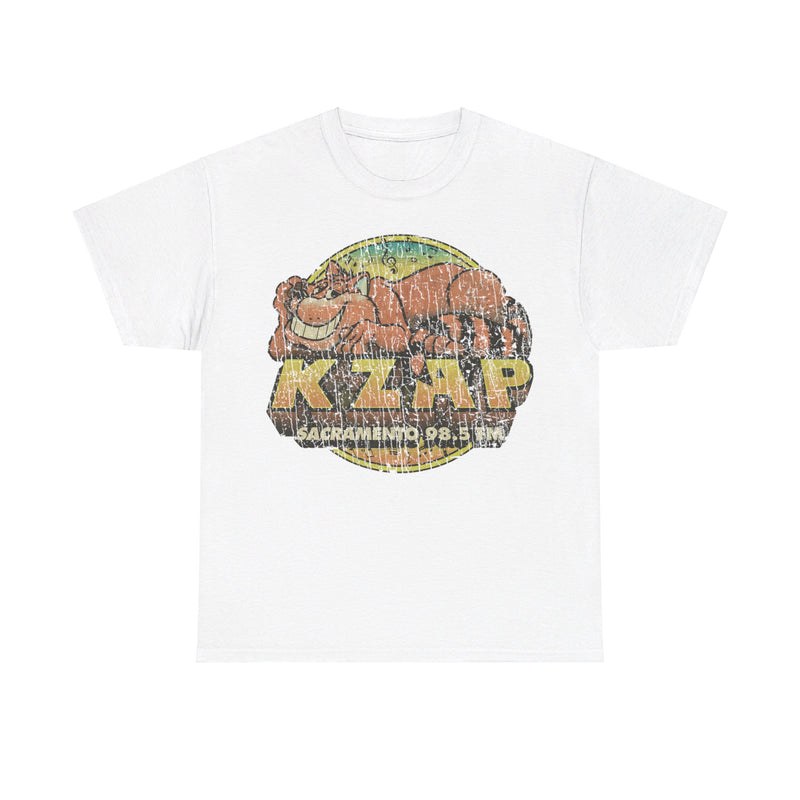 Load image into Gallery viewer, KZAP Sacramento 98.5 FM California Radio Station T-shirt
