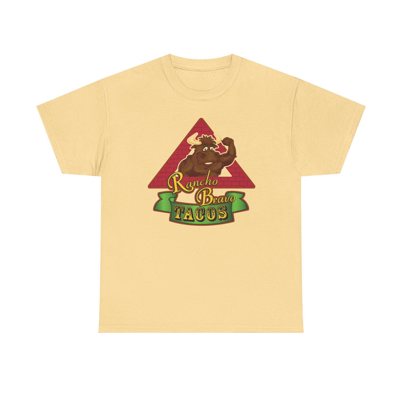 Load image into Gallery viewer, Rancho Bravo Tacos T-Shirt - Taco Restaurant Industry Defunct Tee
