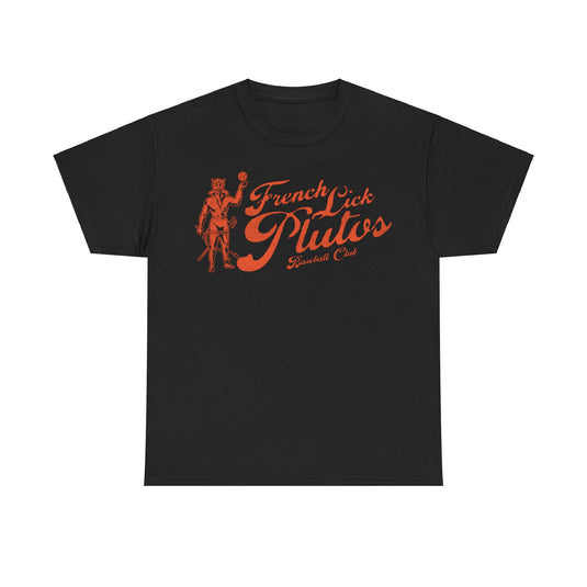 French Lick Plutos Nostalgic Retro Baseball Team T-shirt