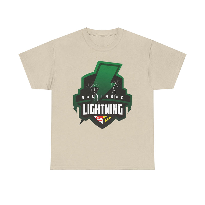 Load image into Gallery viewer, Baltimore Lightning Maryland CBA 1985-1986 Basketball T-shirt
