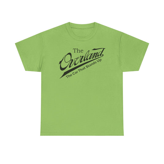 Overland The Car That Stands Up Classic Script Logo T-shirt