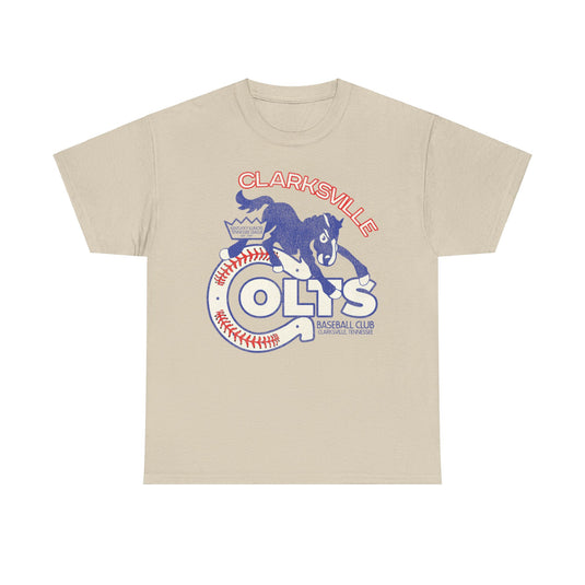 Clarksville Colts Nostalgic Retro Baseball Team T-shirt