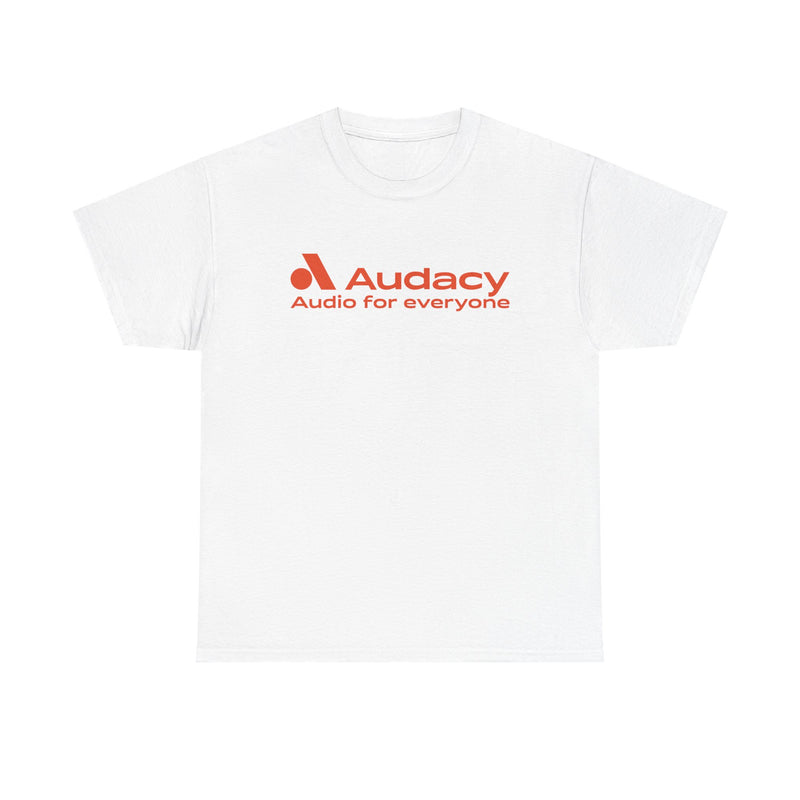 Load image into Gallery viewer, Audacy T-Shirt Defunct Radio Broadcasting Company Audio For Everyone Tee
