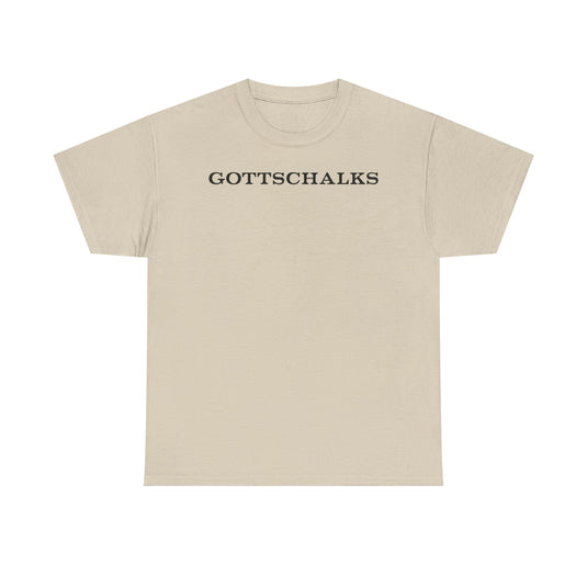 Gottschalks Simple Black Text Department Store Logo T-Shirt