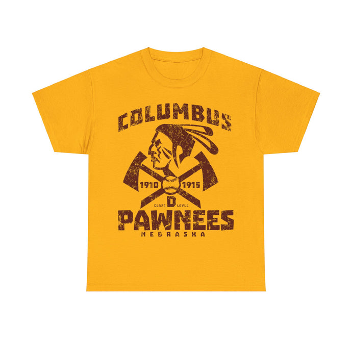 Columbus Pawnees Est 1910 Nebraska Baseball T-shirt