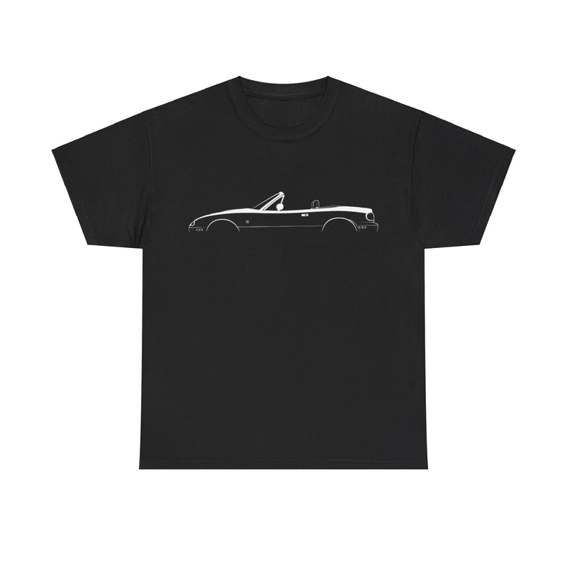 Load image into Gallery viewer, Mazda MX-5 Miata NA Silhouette Car T-shirt
