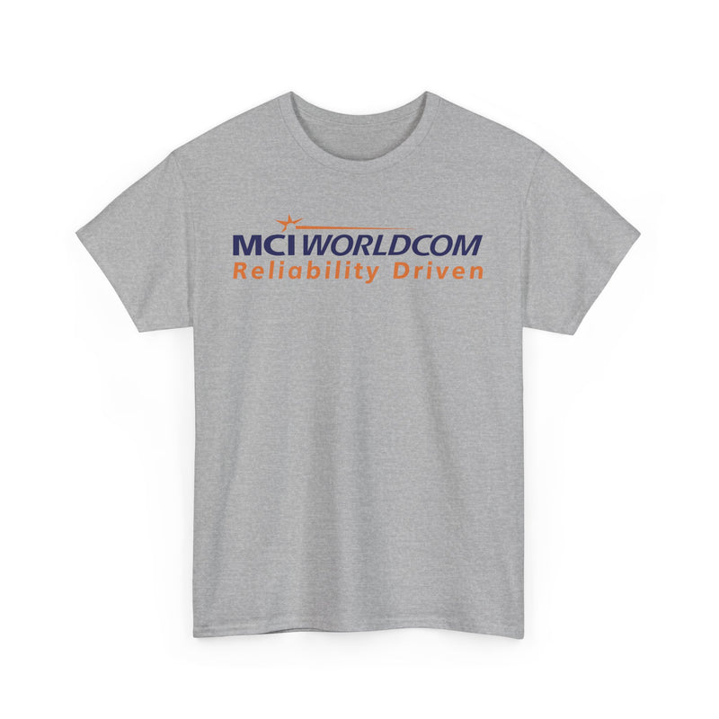 Load image into Gallery viewer, MCI WorldCom Reliability Driven Telecom Company Logo T-Shirt
