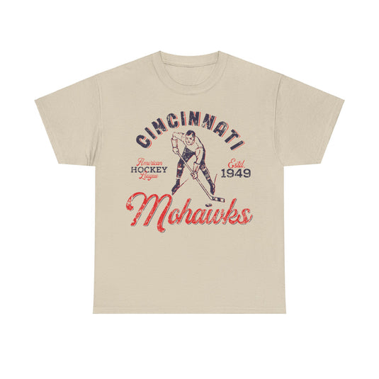 Cincinnati Mohawks Est 1949 Ohio Hockey Team T-shirt