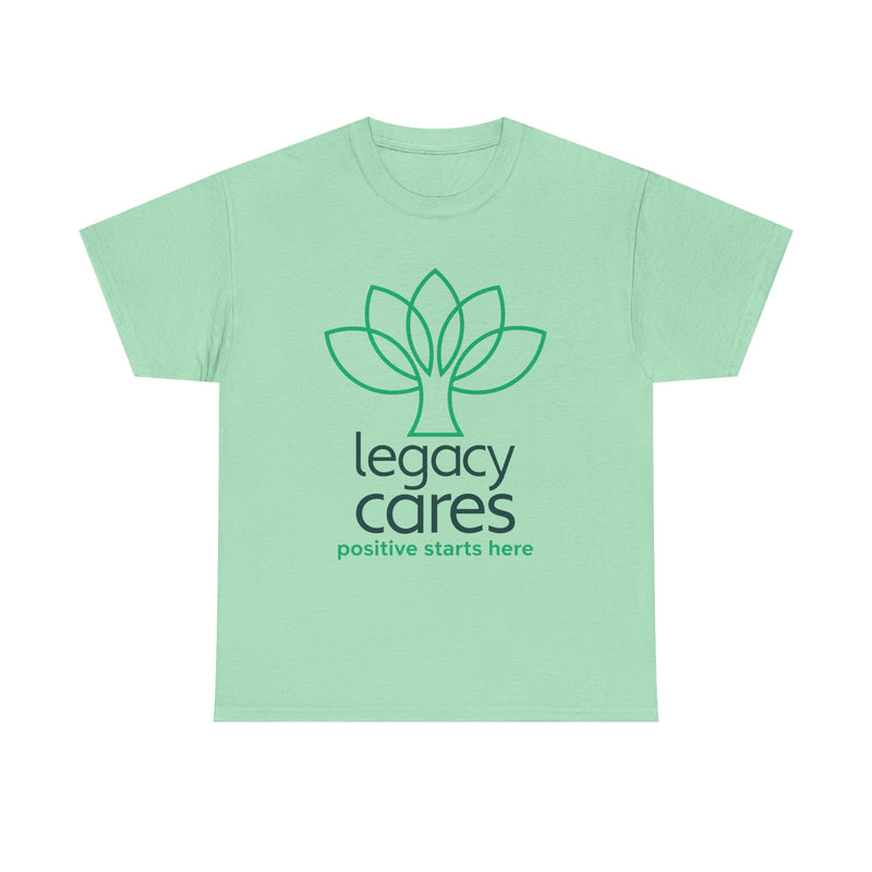 Load image into Gallery viewer, Legacy Cares T-Shirt - Nonprofit Sports Industry Bankrupt Logo Tee
