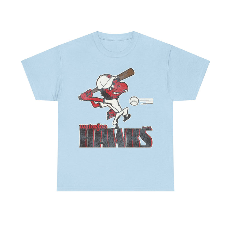 Load image into Gallery viewer, Waterloo Hawks Nostalgic Retro Baseball Team T-shirt
