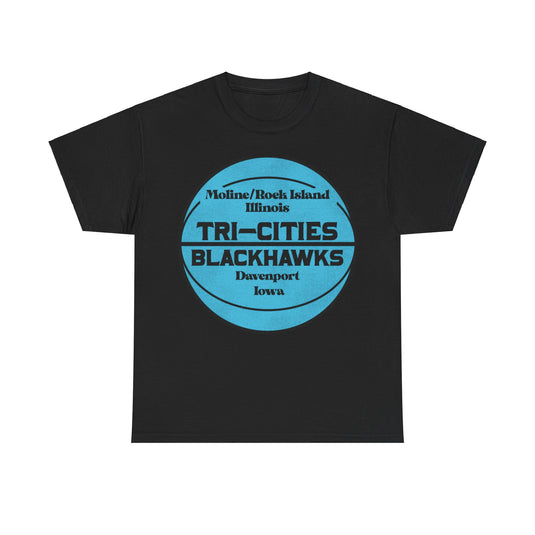 Tri-Cities Blackhawks Basketball Team Nostalgic Retro T-shirt