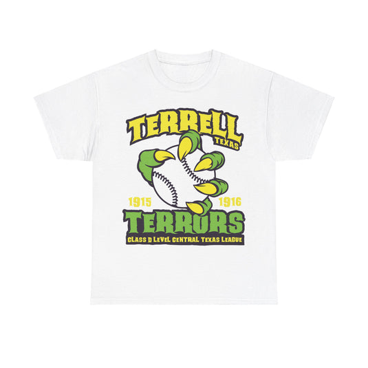 Terrell Terrors Est 1915 Texas Baseball T-shirt