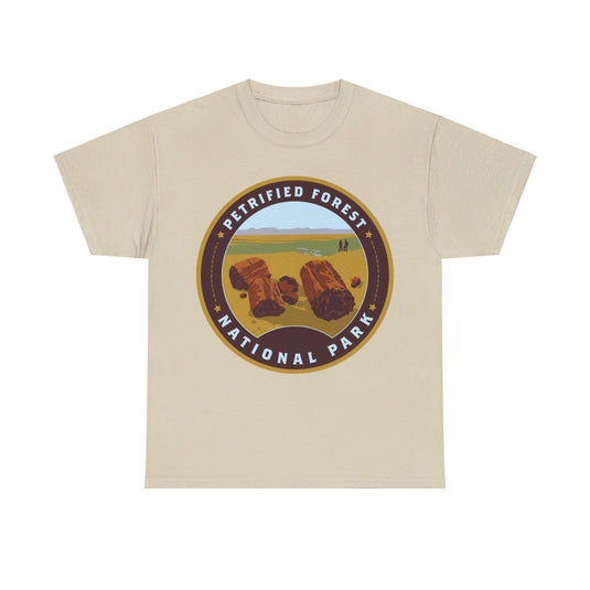 Petrified Forest National Park Arizona Round Logo T-shirt