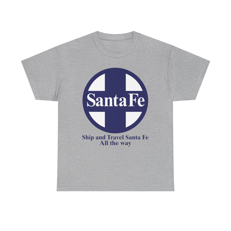 Load image into Gallery viewer, Santa Fe Cross Logo Ship Travel Railroad Vintage Train T-Shirt
